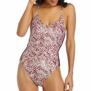 NWT Ambrielle Animal One Piece Swimsuit Large
